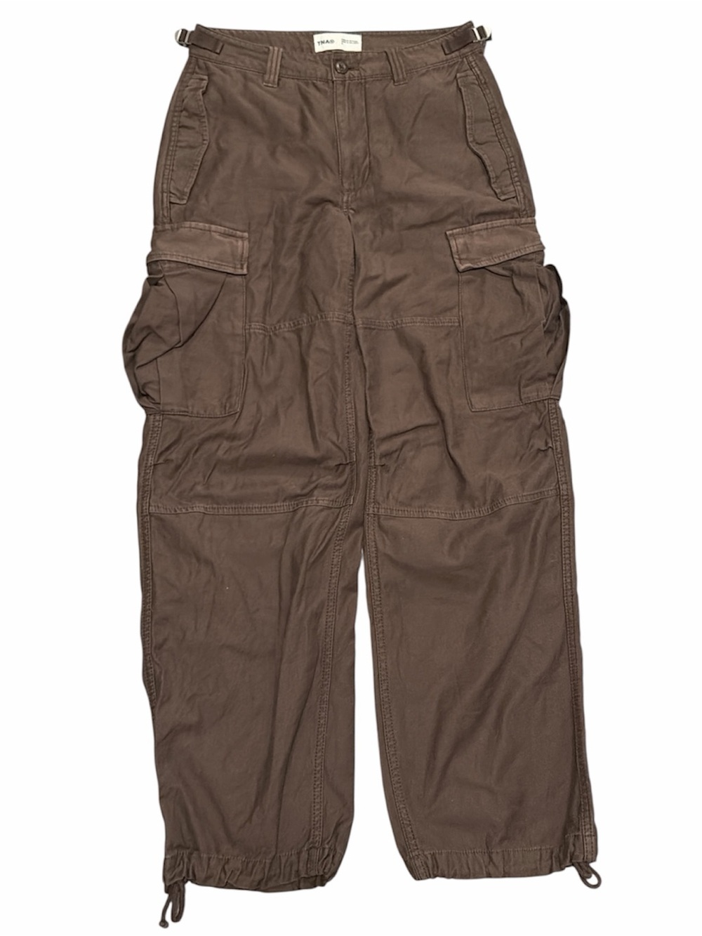 Aritzia TNA Chocolate Brown Supply Cargo Pants Size 0
